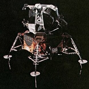  [ Picture of the Eagle landing module. ] 
